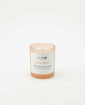 CITRUS WOOD TALLOW BEESWAX CANDLE