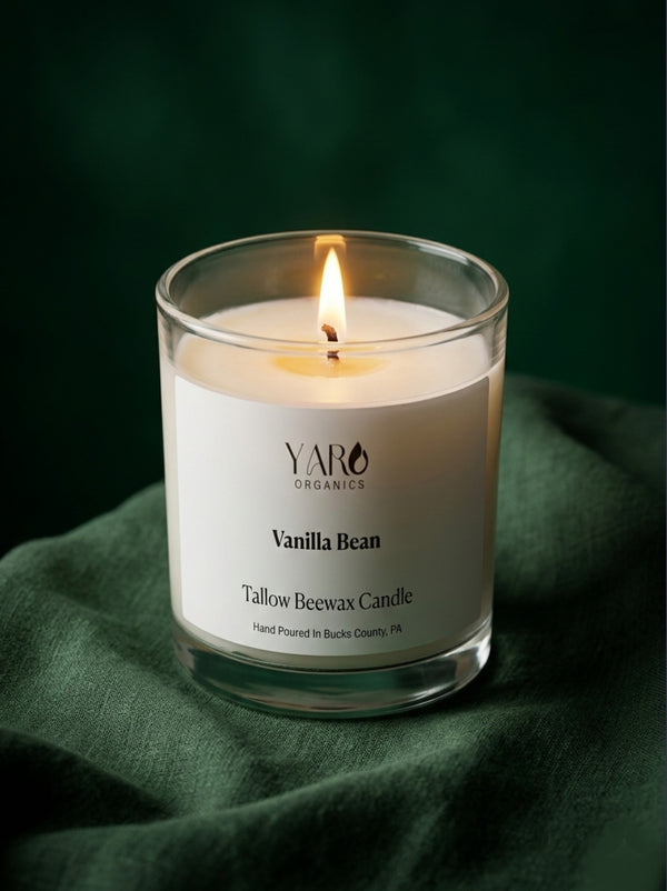 VANILLA BEAN TALLOW BEESWAX CANDLE