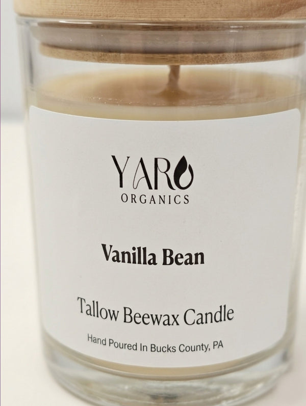 VANILLA BEAN TALLOW BEESWAX CANDLE