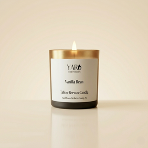 VANILLA BEAN TALLOW BEESWAX CANDLE