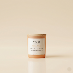 CITRUS WOOD TALLOW BEESWAX CANDLE