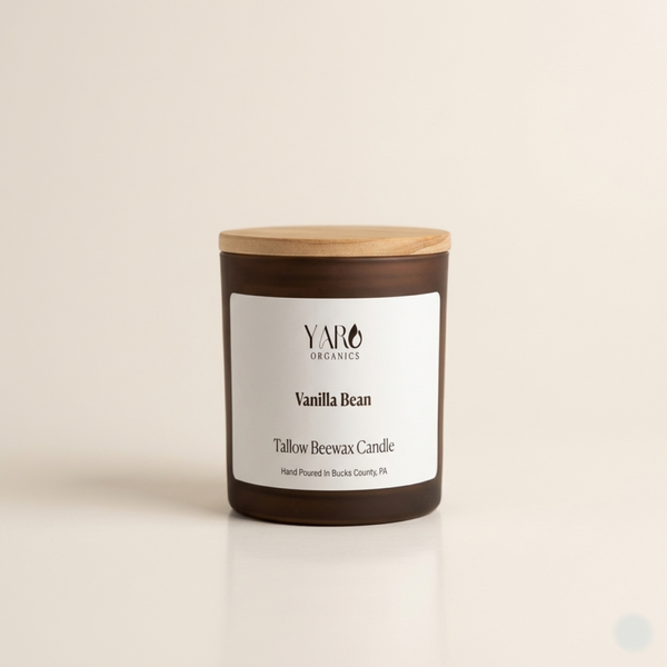 VANILLA BEAN TALLOW BEESWAX CANDLE