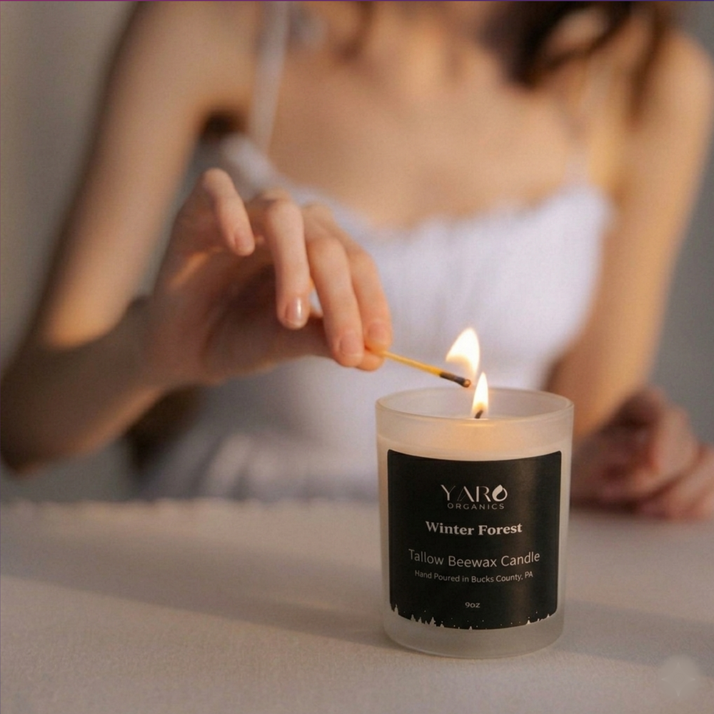 WINTER FOREST TALLOW BEESWAX CANDLE